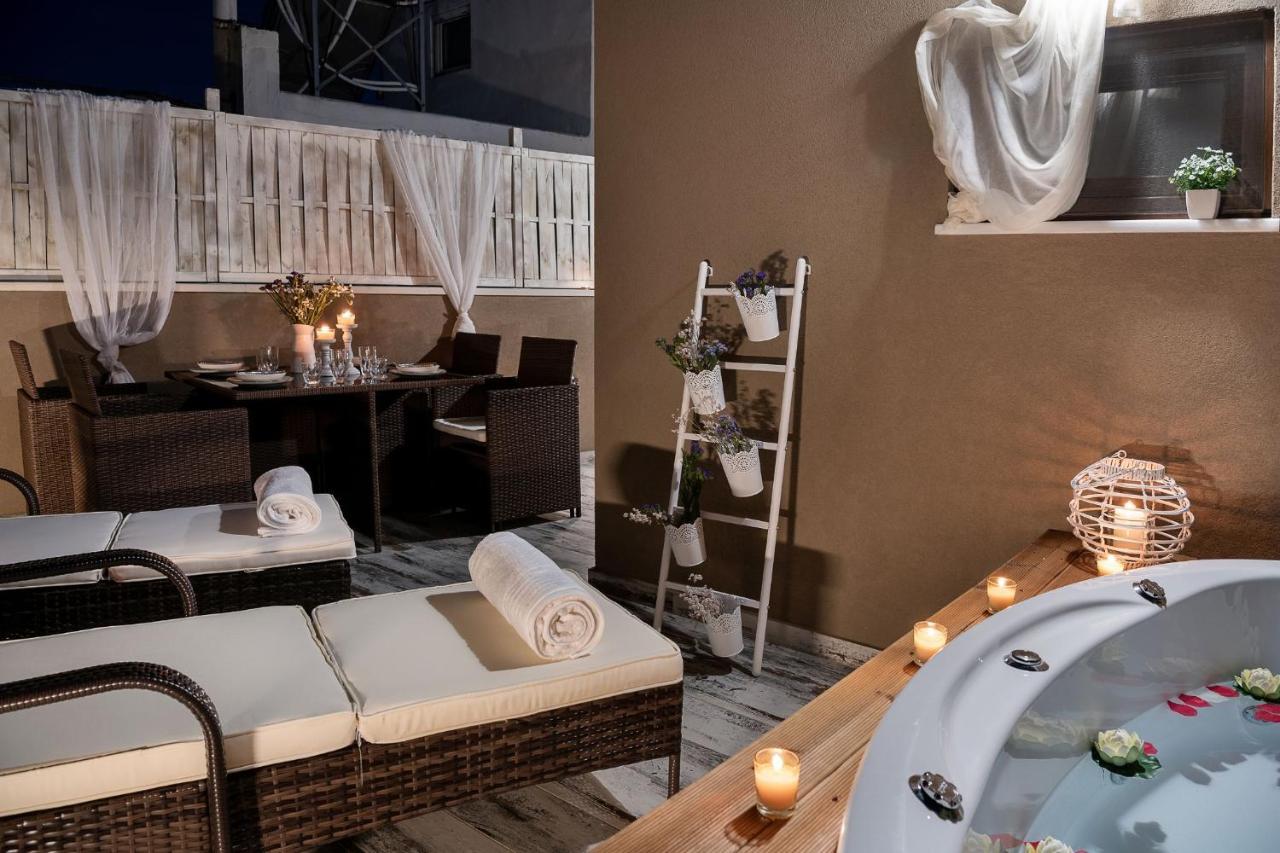 Castello Luxury Residence With Private Jacuzzi Chania  ภายนอก รูปภาพ
