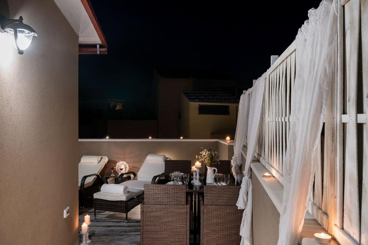 Castello Luxury Residence With Private Jacuzzi Chania  ภายนอก รูปภาพ