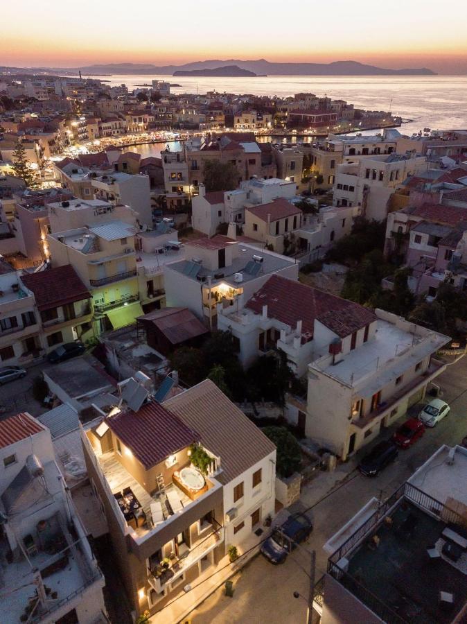 Castello Luxury Residence With Private Jacuzzi Chania  ภายนอก รูปภาพ